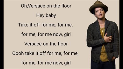 lyrics versace on the floor bruno mars